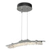 Hubbardton Forge - LED Pendant - Glissade - Vintage Platinum- Union Lighting Luminaires Decor