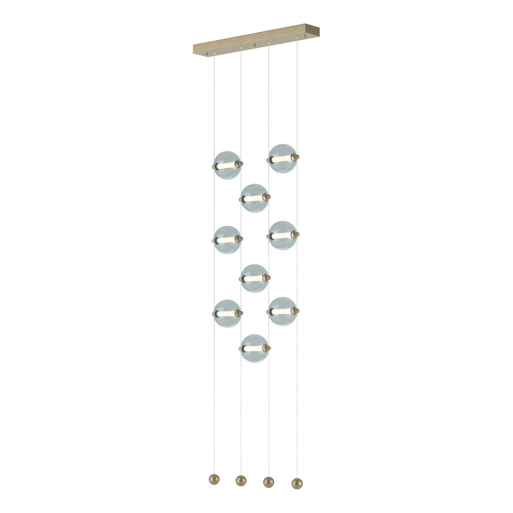 Hubbardton Forge - LED Pendant - Abacus - Soft Gold- Union Lighting Luminaires Decor