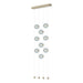 Hubbardton Forge - LED Pendant - Abacus - Soft Gold- Union Lighting Luminaires Decor