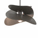 Hubbardton Forge - One Light Pendant - Hibiscus - Dark Smoke- Union Lighting Luminaires Decor