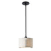 Hubbardton Forge - One Light Pendant - Exos - Black- Union Lighting Luminaires Decor