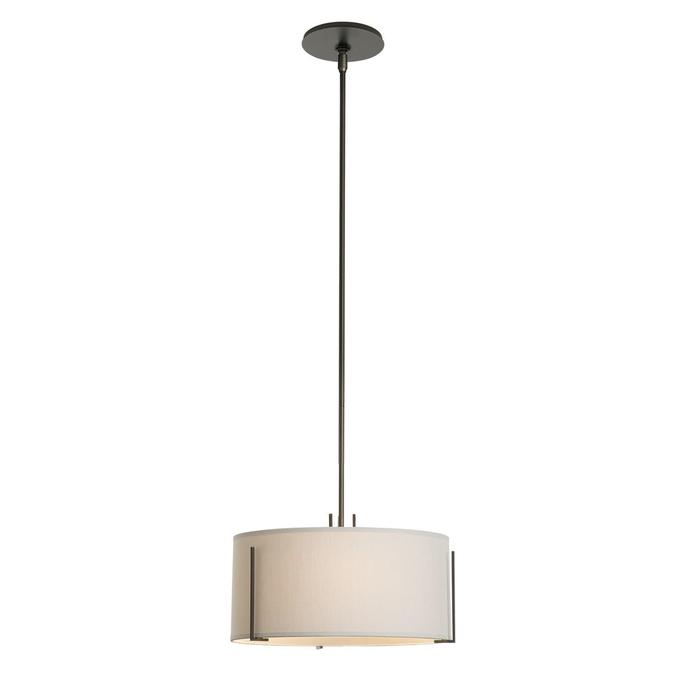 Hubbardton Forge - Three Light Pendant - Exos - Dark Smoke- Union Lighting Luminaires Decor