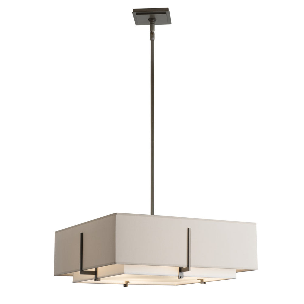 Hubbardton Forge - Four Light Pendant - Exos - Dark Smoke- Union Lighting Luminaires Decor