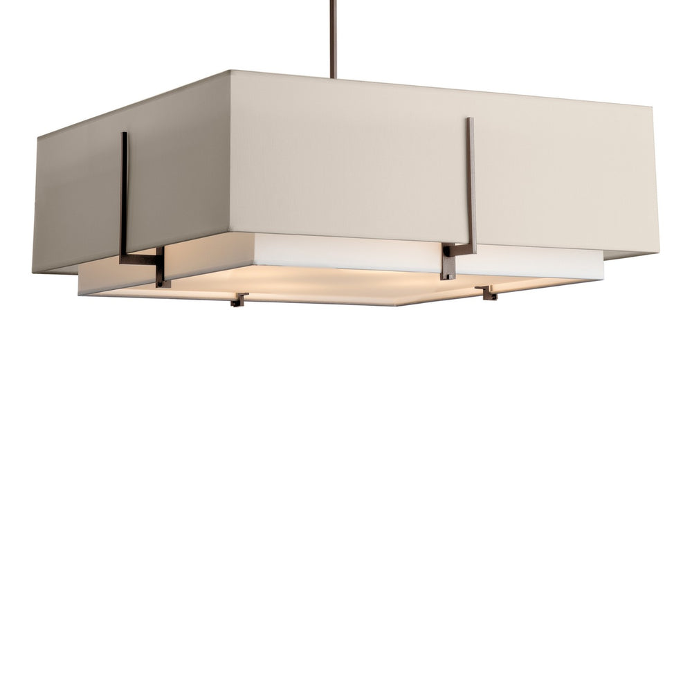 Hubbardton Forge - Four Light Pendant - Exos - Bronze- Union Lighting Luminaires Decor