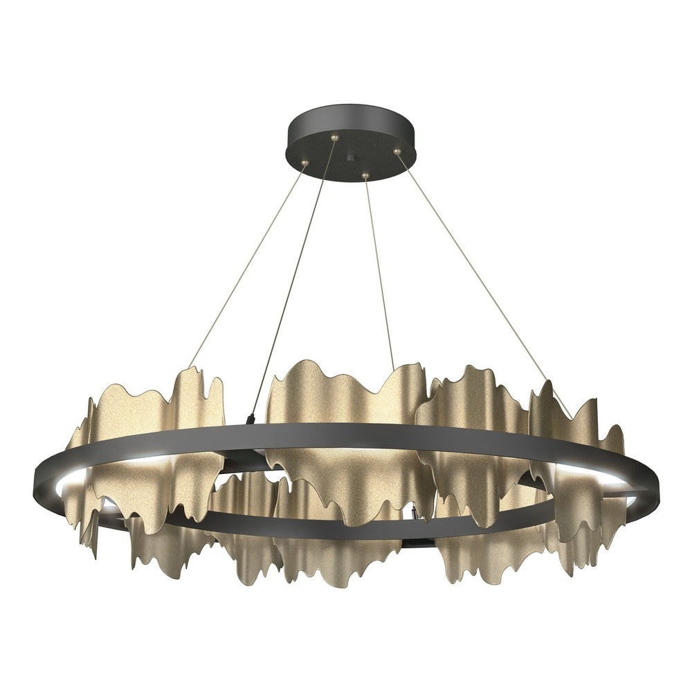 Hubbardton Forge - LED Pendant - Hildene - Black- Union Lighting Luminaires Decor