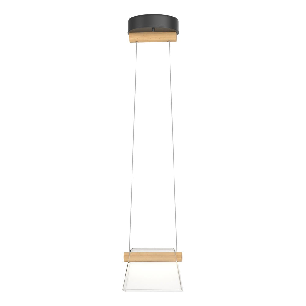 Hubbardton Forge - LED Mini Pendant - Cowbell - Black- Union Lighting Luminaires Decor