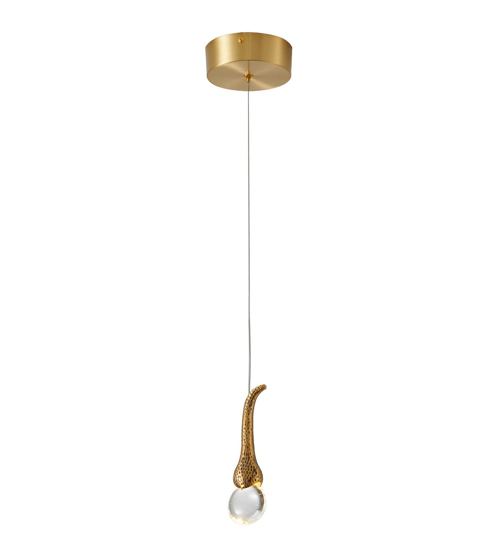 Bethel International Canada - LED Pendant - Antique Gold- Union Lighting Luminaires Decor