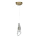 Hubbardton Forge - One Light Mini Pendant - Luma - Soft Gold- Union Lighting Luminaires Decor