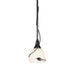Hubbardton Forge - One Light Mini Pendant - Leaf - Natural Iron- Union Lighting Luminaires Decor