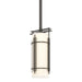 Hubbardton Forge - One Light Mini Pendant - Paralline - Dark Smoke- Union Lighting Luminaires Decor