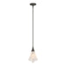 Hubbardton Forge - One Light Mini Pendant - Mobius - Dark Smoke- Union Lighting Luminaires Decor