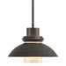 Hubbardton Forge - One Light Mini Pendant - Staccato - Dark Smoke- Union Lighting Luminaires Decor