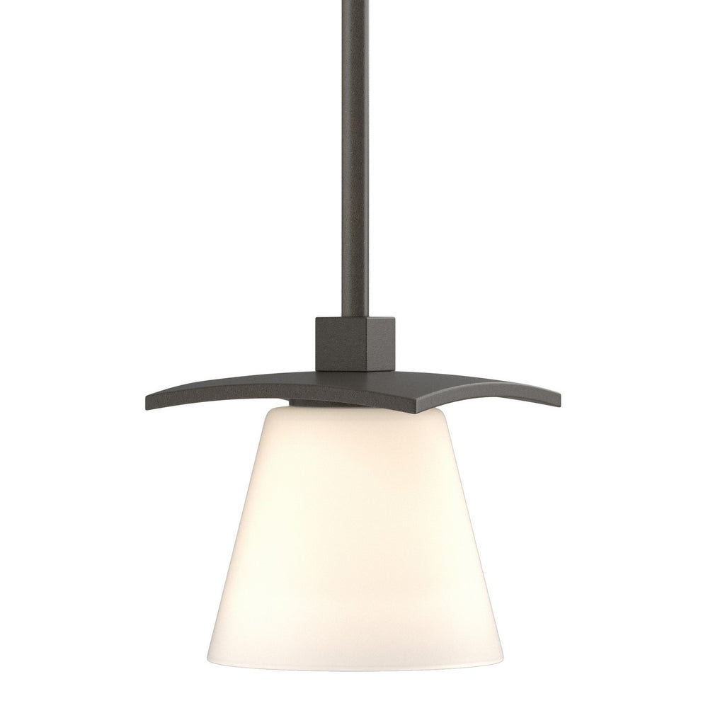 Hubbardton Forge - One Light Mini Pendant - Wren - Dark Smoke- Union Lighting Luminaires Decor