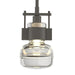 Hubbardton Forge - One Light Mini Pendant - Cuff - Dark Smoke- Union Lighting Luminaires Decor
