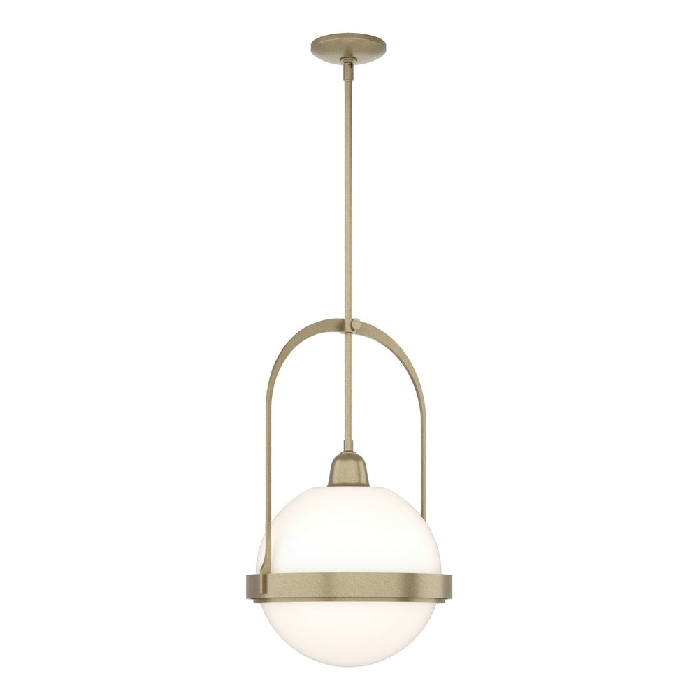 Hubbardton Forge - One Light Mini Pendant - Atlas - Soft Gold- Union Lighting Luminaires Decor