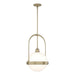 Hubbardton Forge - One Light Mini Pendant - Atlas - Soft Gold- Union Lighting Luminaires Decor