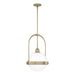 Hubbardton Forge - One Light Mini Pendant - Atlas - Soft Gold- Union Lighting Luminaires Decor