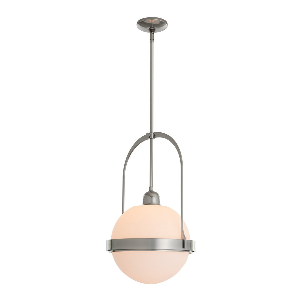 Hubbardton Forge - One Light Mini Pendant - Atlas - Sterling- Union Lighting Luminaires Decor
