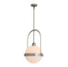 Hubbardton Forge - One Light Mini Pendant - Atlas - Sterling- Union Lighting Luminaires Decor