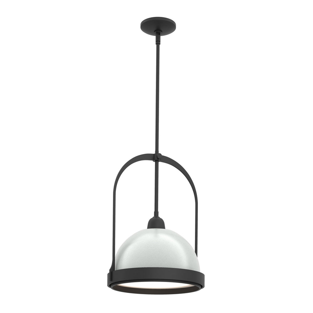 Hubbardton Forge - One Light Mini Pendant - Atlas - Black- Union Lighting Luminaires Decor