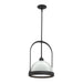 Hubbardton Forge - One Light Mini Pendant - Atlas - Black- Union Lighting Luminaires Decor