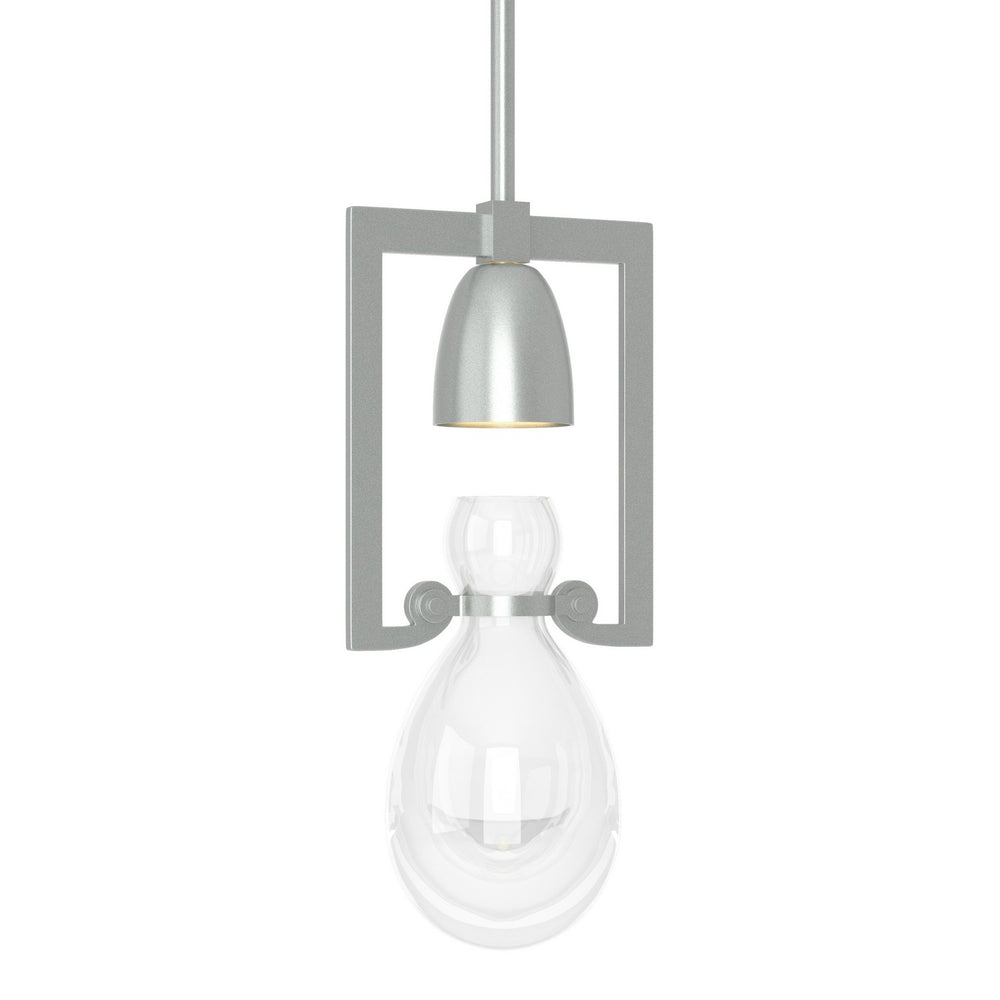 Hubbardton Forge - One Light Mini Pendant - Apothecary - Vintage Platinum- Union Lighting Luminaires Decor