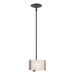 Hubbardton Forge - One Light Mini Pendant - Exos Glass - Black- Union Lighting Luminaires Decor