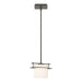 Hubbardton Forge - One Light Mini Pendant - Ellipse - Dark Smoke- Union Lighting Luminaires Decor