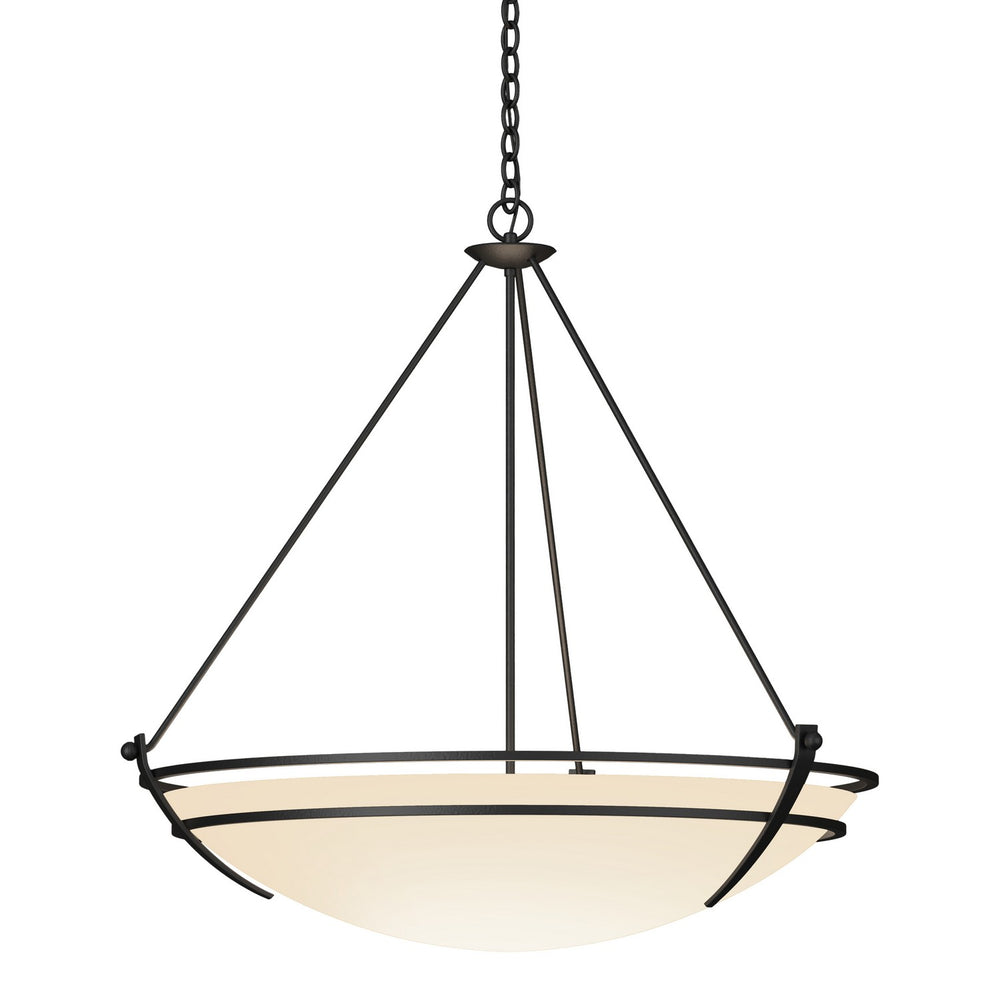 Hubbardton Forge - Three Light Chandelier - Tryne - Black- Union Lighting Luminaires Decor