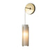 Hubbardton Forge - LED Wall Sconce - Exos Glass - Modern Brass- Union Lighting Luminaires Decor