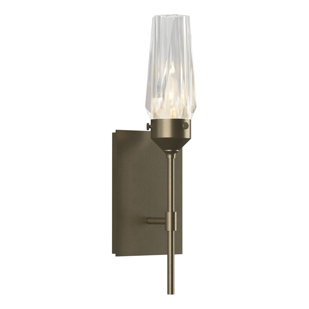 Hubbardton Forge - One Light Wall Sconce - Luma - Soft Gold- Union Lighting Luminaires Decor