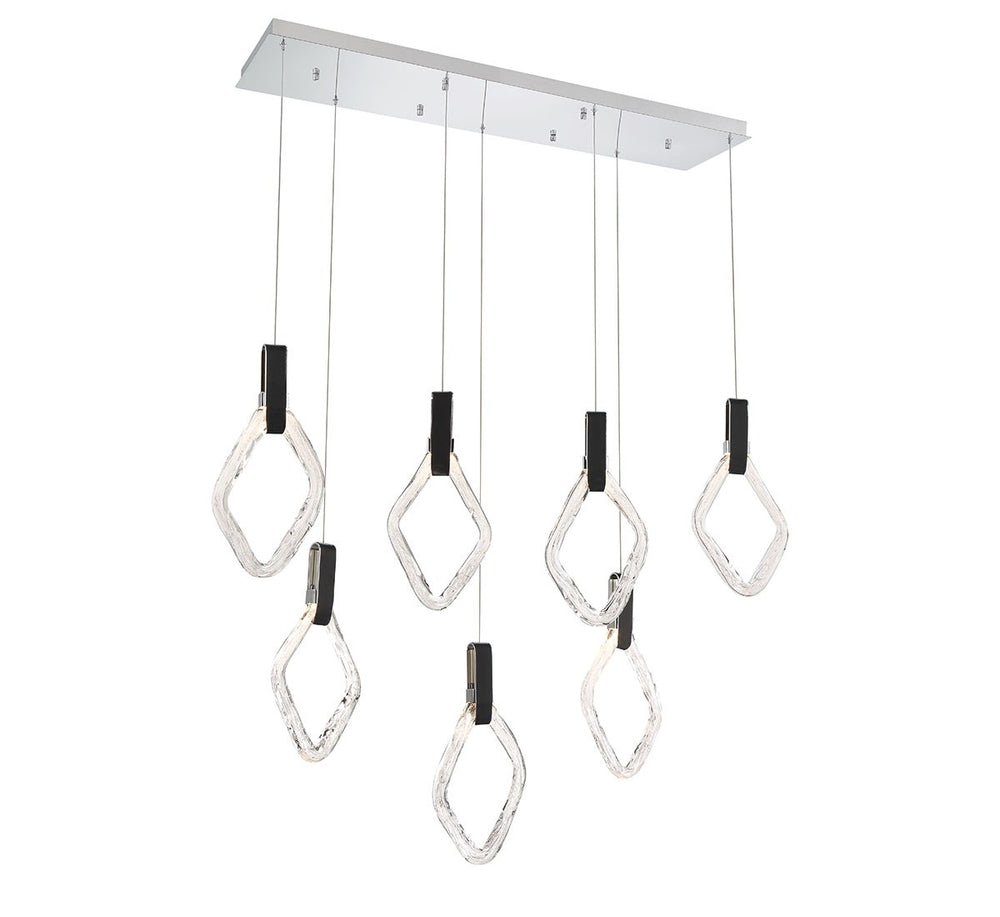 Lib & Co. Canada - LED Chandelier - Catania - Chrome- Union Lighting Luminaires Decor