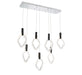 Lib & Co. Canada - LED Chandelier - Catania - Chrome- Union Lighting Luminaires Decor