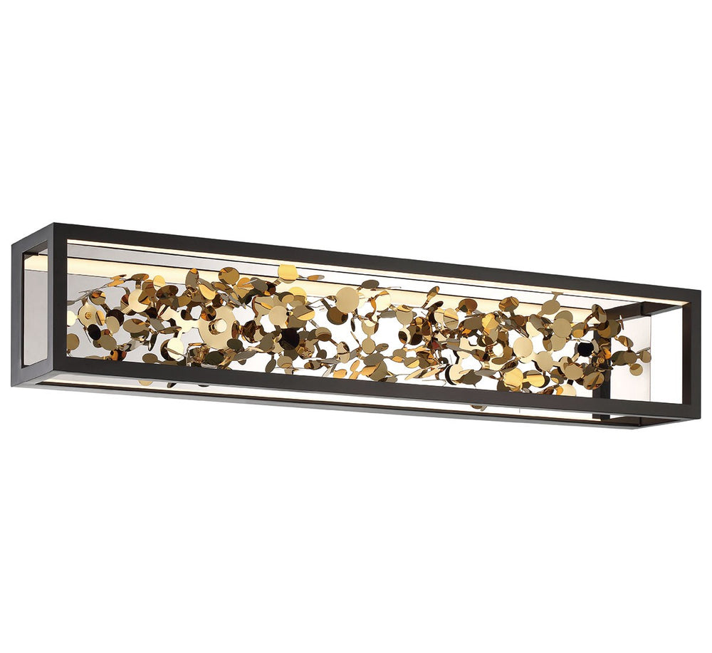 Lib & Co. Canada - LED Wall Mount - Terlizzi - Matte Black with Gold Accent- Union Lighting Luminaires Decor