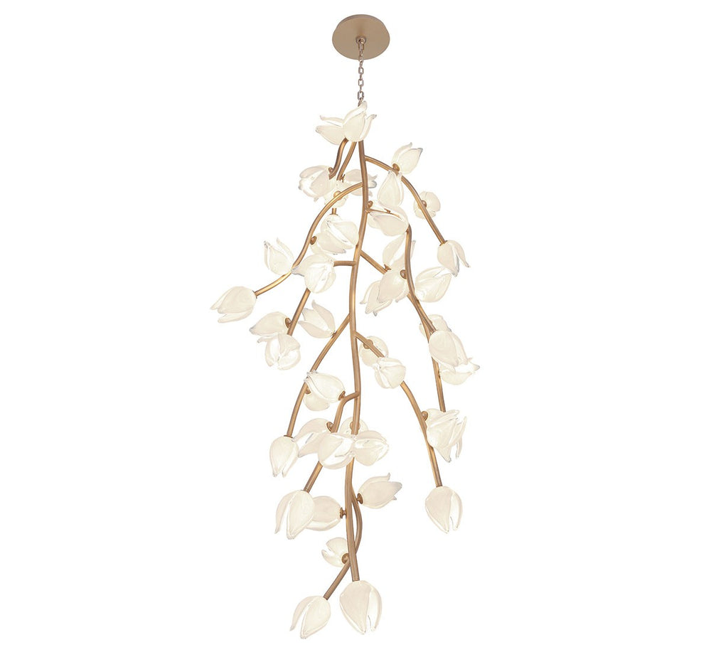 Lib & Co. Canada - LED Chandelier - Belluno - Champagne Gold- Union Lighting Luminaires Decor