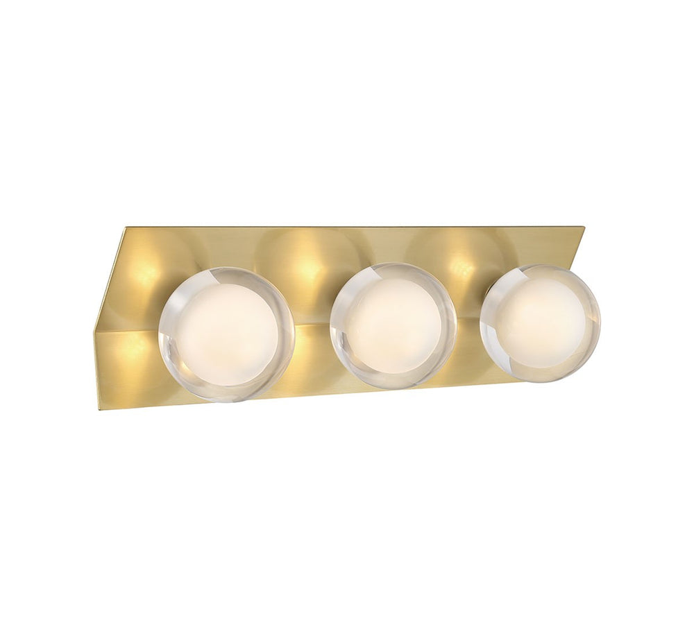 Lib & Co. Canada - LED Wall Mount - Vinci - Soft Brass- Union Lighting Luminaires Decor