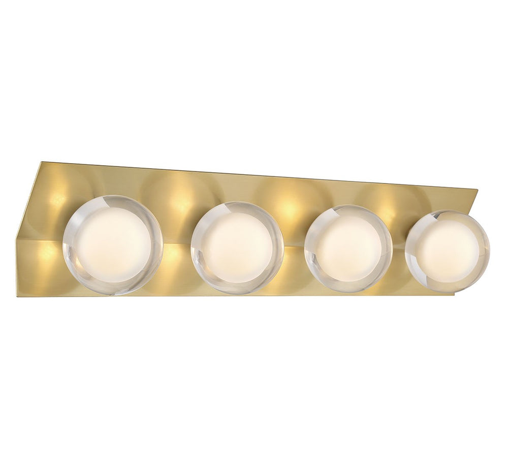 Lib & Co. Canada - LED Wall Mount - Vinci - Soft Brass- Union Lighting Luminaires Decor