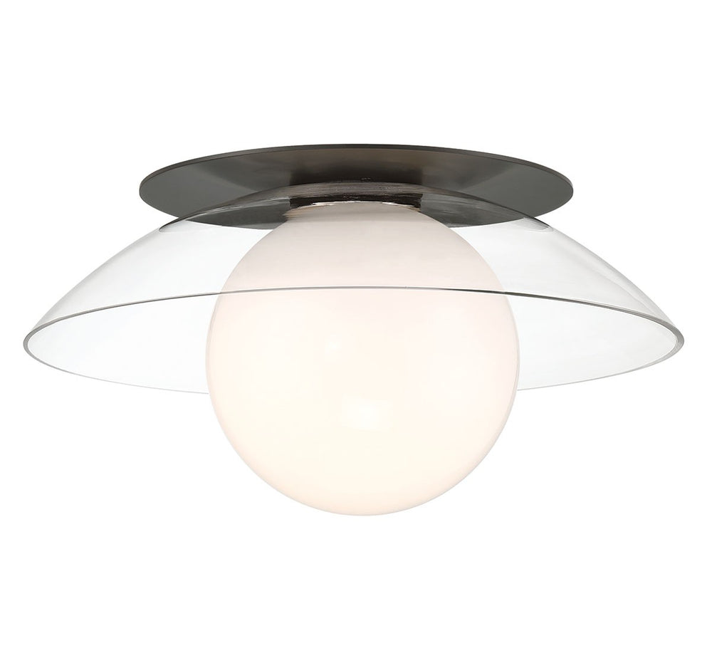 Lib & Co. Canada - One Light Ceiling / Wall Mount - Ancona - Metallic Black- Union Lighting Luminaires Decor