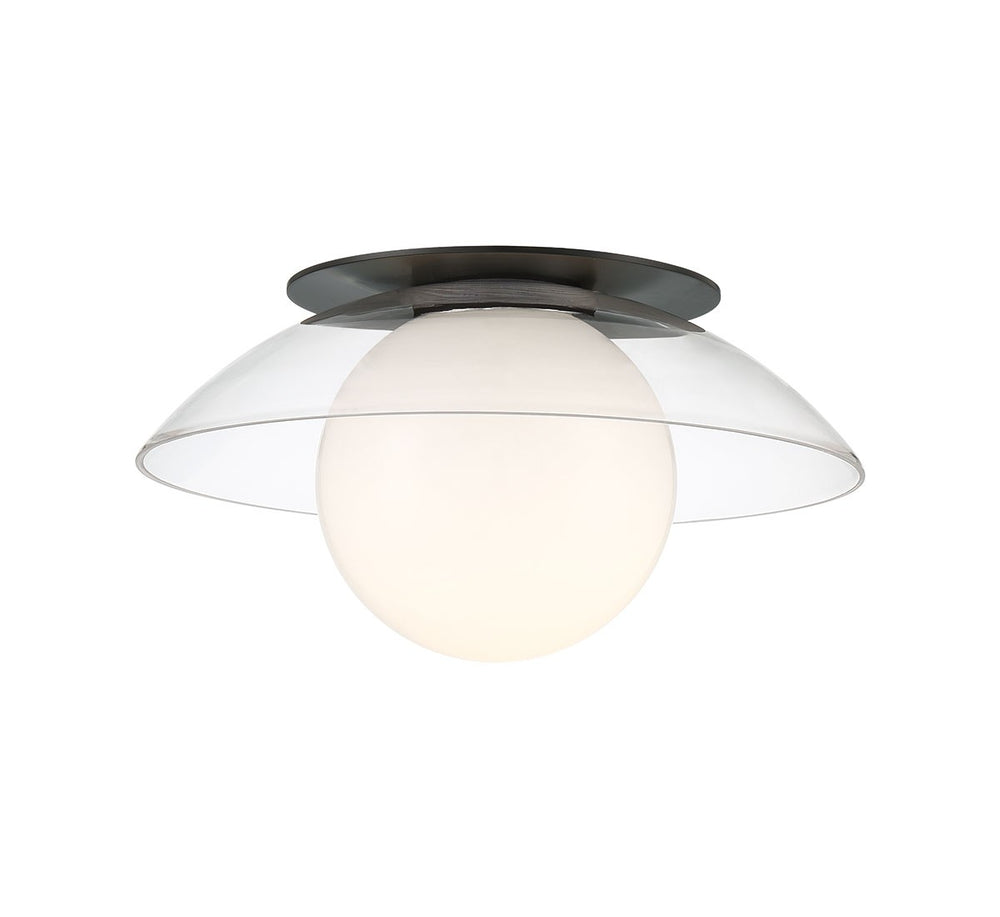 Lib & Co. Canada - One Light Ceiling / Wall Mount - Ancona - Metallic Black- Union Lighting Luminaires Decor