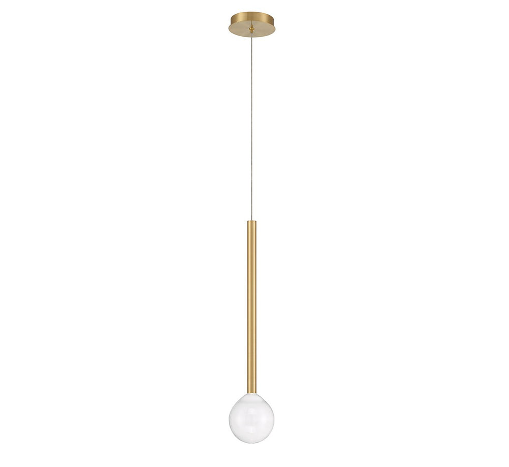 Lib & Co. Canada - LED Pendant - Positano - Plated Brushed Gold- Union Lighting Luminaires Decor