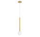 Lib & Co. Canada - LED Pendant - Positano - Plated Brushed Gold- Union Lighting Luminaires Decor