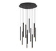 Lib & Co. Canada - LED Chandelier - Amalfi - Matte Black- Union Lighting Luminaires Decor