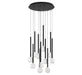 Lib & Co. Canada - LED Chandelier - Positano - Matte Black- Union Lighting Luminaires Decor