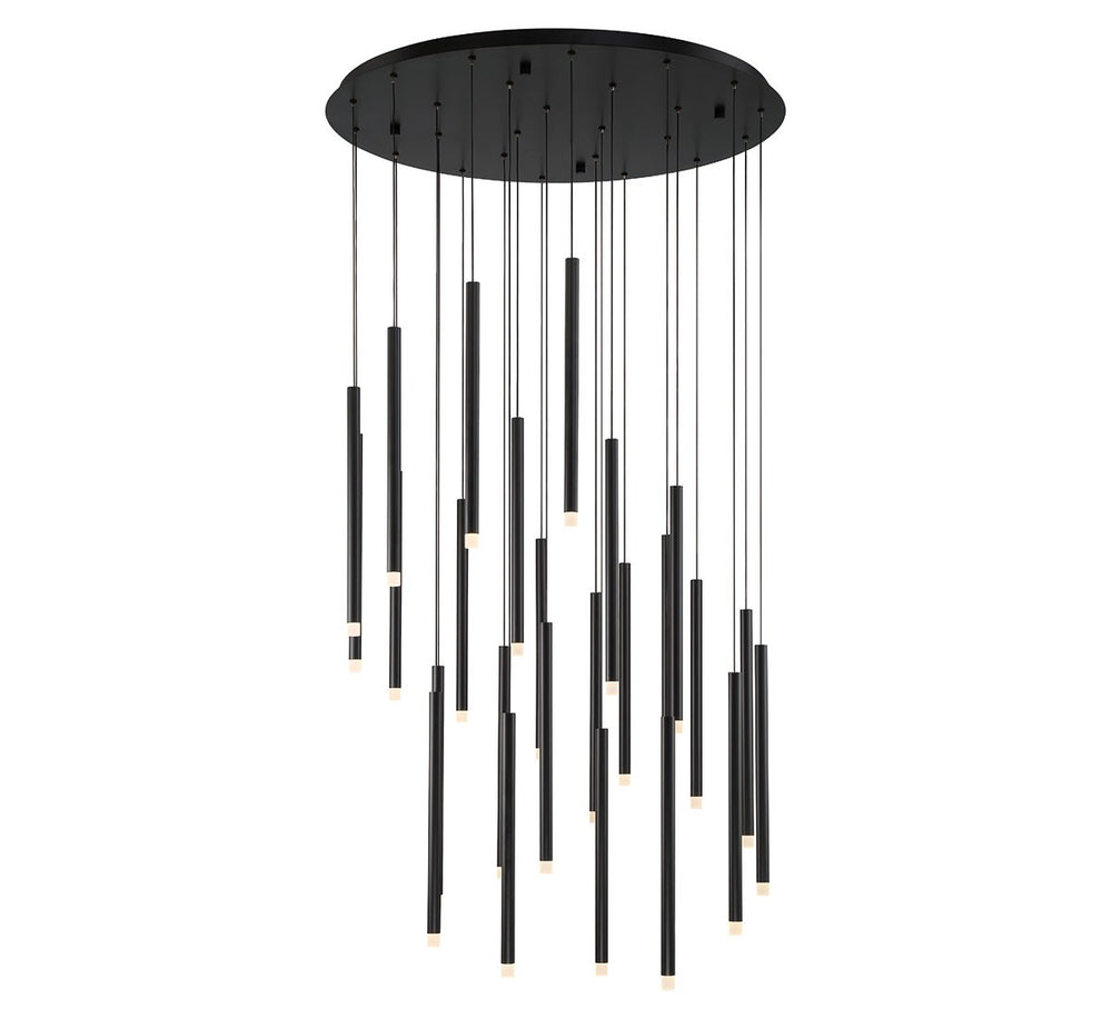 Lib & Co. Canada - LED Chandelier - Amalfi - Matte BLack- Union Lighting Luminaires Decor