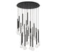Lib & Co. Canada - LED Chandelier - Positano - Matte Black- Union Lighting Luminaires Decor