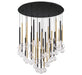 Lib & Co. Canada - LED Chandelier - Positano - Matte Black & Plated Brushed Gold- Union Lighting Luminaires Decor