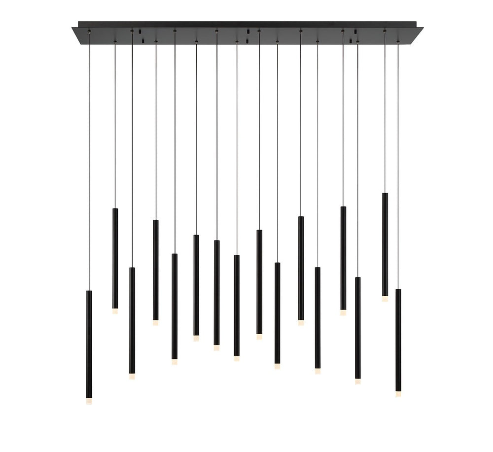 Lib & Co. Canada - LED Chandelier - Amalfi - Matte Black- Union Lighting Luminaires Decor