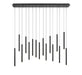 Lib & Co. Canada - LED Chandelier - Amalfi - Matte Black- Union Lighting Luminaires Decor