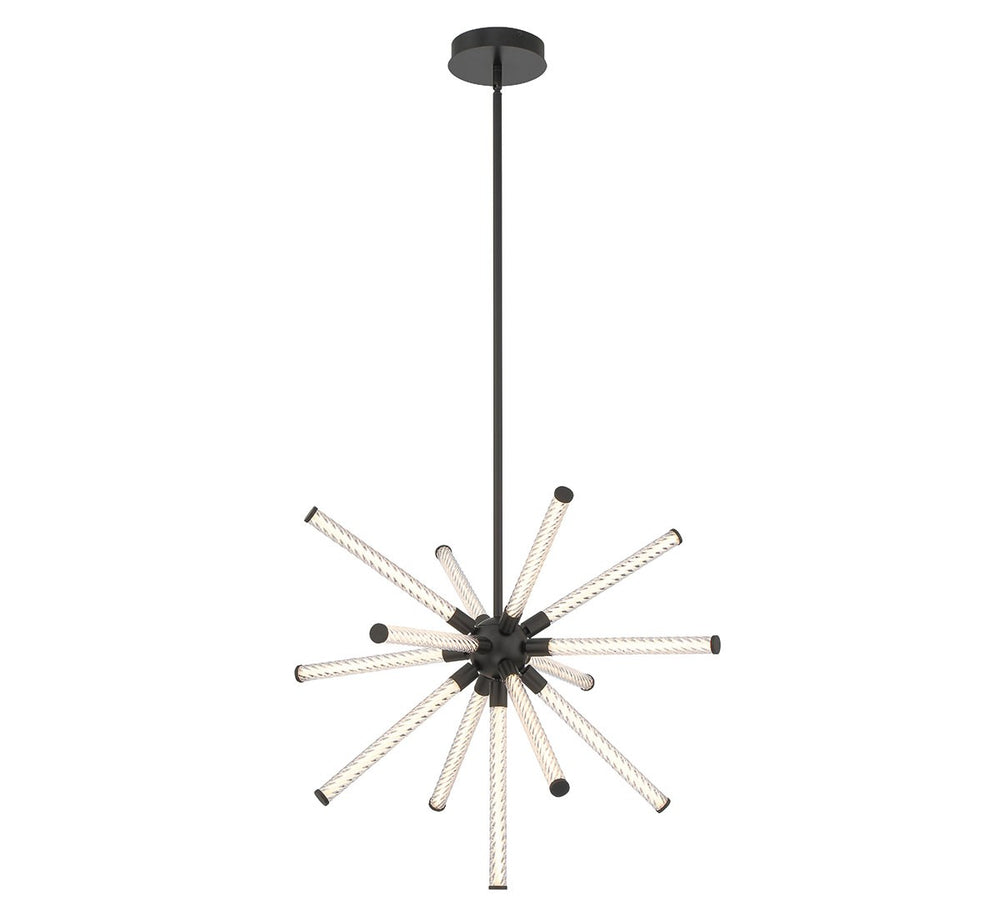 Lib & Co. Canada - LED Chandelier - Volterra - Matte Black- Union Lighting Luminaires Decor