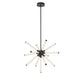 Lib & Co. Canada - LED Chandelier - Volterra - Matte Black- Union Lighting Luminaires Decor